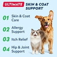thumbnail image 3 of StrellaLab 32 OZ Salmon Oil for Dogs - Omega 3 Fish Oil for Dogs & Cats, Itch & Allergy Relief, Wild Alaskan Salmon Oil Dogs Skin & Coat, Dog Fish Oil Liquid,Shedding Support EPA&DHA Fatty Acids, 3 of 7