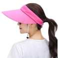 thumbnail image 2 of Women Sun Wide Brim UV Protection Fishing Hats Foldable Ponytail Summer Hat with Detachable Flap, 2 of 7