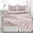 thumbnail image 4 of Native Linum  Linen Bedding Set King Size 4 Pc Cloud - King, 4 of 5
