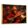 thumbnail image 2 of Designart "Italian Theater Mask in Venetian Style I" Fashion Framed Wall Art - Modern Red Theater Living Room Framed Canvas Art, 2 of 6
