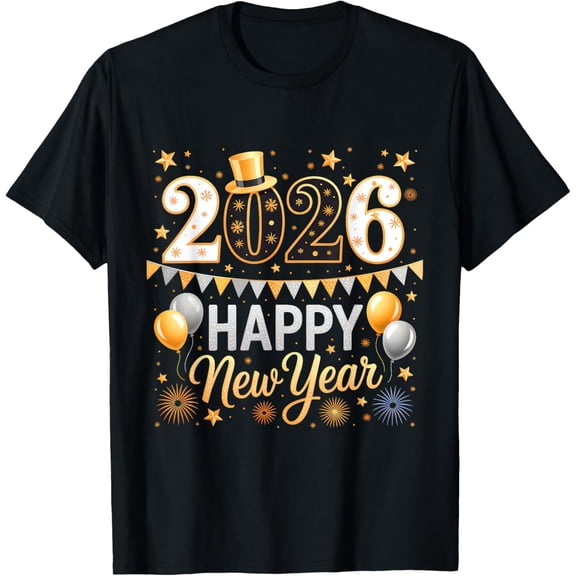 Happy New Year 2026 Family Matching New Year Fireworks 2026 T-Shirt Shirts