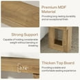 thumbnail image 6 of Tribesigns Farmhouse Dining Bench, 47-Inch Wooden Dinner Bench with Sturdy Frame for Dining Room, Kitchen, Restaurant, 6 of 7