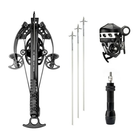 BALLISTA BAT Compound Crossbow w/ 3 Bowfishing Arrows Reel BL33 Reel Mount Seat