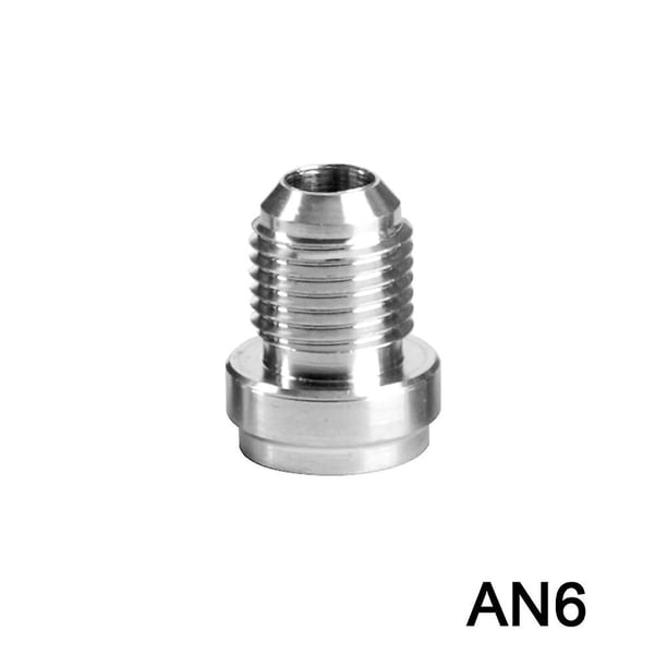 1pcs AN6 AN8 AN10 AN12 AN16 AN20 Male Billet Stainless Steel Straight Male Weld Fitting Adapter Weld Bung Nitrous Hose Fitting~1106