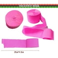 thumbnail image 2 of 6Roll Crepe Paper Streamers Decors for Birthday Wedding Festival Ornament Graduation Colorful Candyland Party Backdrop, Rainbow DIY Supplies, Art CraftsPeach+Pink+Rose, 2 of 4