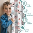 thumbnail image 3 of Blackout Kids Curtains,Pink Cow Milk Pattern Childrens Insulated Curtains Set Of 2,Bedroom Essentials,Toddler Room Decor 42x63in(106x160cm), 3 of 5