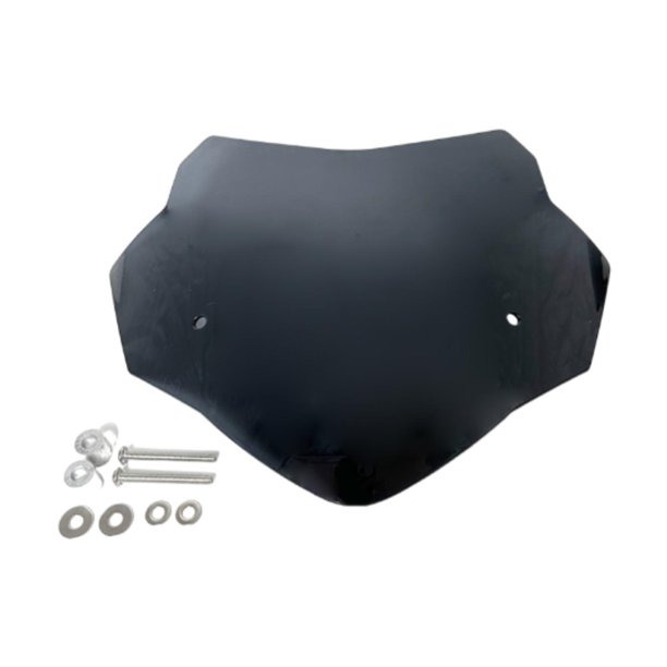 Accesorios deflectores de viento para parabrisas de motocicleta profesionales y fáciles de instalar negro