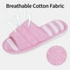 thumbnail image 3 of Pantuflas de algodón con espuma viscoelástica Pallene para mujer, pantuflas de suela suave para el hogar, ligeras, informales, para el dormitorio, con punta abierta, 3 of 5
