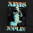 thumbnail image 2 of Janis Joplin T-Shirt Janis Deco Wash Unisex Graphic Tee For Men & Women, 2 of 7