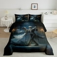 thumbnail image 2 of jejeloiu Romantic Skeleton Dancer Full Size Comforter Sets,Gothic Valentine'S Day Bedding Comforter Set,Vintage Aesthetic Artwork Bedding Sets For Men Women,Breathable Home Decor Reversible,3 Pieces, 2 of 8