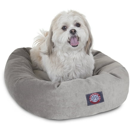 UPC: 0788995522539 | Majestic Pet | Villa Velvet Bagel Pet Bed For Dogs  Vintage  Small