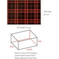 thumbnail image 2 of AURChristmas Red Wrapping Paper, 12 Folded Sheet with 4 Different Tartan Plaid Design for New Year Celebrations Holiday Gift Wrapping, 27.5 x 19.6 inches Per Sheet, 2 of 16