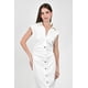 thumbnail image 5 of Vestido denim sin manga Roman Fashion /Juvenil, 14356 (Hueso) blanco G, 5 of 5