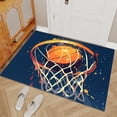 thumbnail image 2 of Sports Basketball Hoop Area Rugs, Court Theme Carpet, Washable Non Slip Low Pile Soft Rug for Entryway Living Room Bedroom Decor Mat 3ftx4ft, 2 of 8