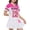 Rose Red, variant on PureChapter Girls Clothing Sets Color Block Short Sleeve T-Shirt & Pleated Skirt 2 Piece Back to School Outfit for Kids 7-14