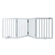 thumbnail image 1 of Puerta independiente para mascotas VEVOR de madera, 24 cm de alto x 80 cm de ancho, 4 paneles, 1 of 6
