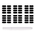 thumbnail image 1 of Ounissouiy 6 uds tiras de ojos pegatinas para ojos deportivos con 1 lápiz blanco papel autoadhesivo decoraciones faciales ecológicas en el día Decoración del hogar, 1 of 6