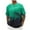 Green, variant on KyCheLot Plus Size Summer Tops for Men Comfy Short Sleeve Stretchy Loose Tshirt Colorful Printed Tees