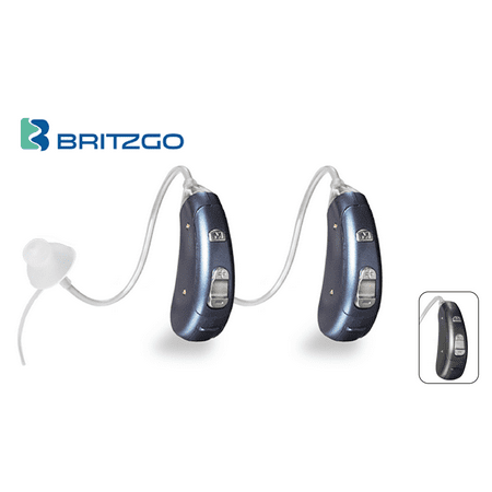 Pack of Two Britzgo Hearing Aid Amplifier BHA-902 with 