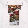 thumbnail image 5 of 3 Piece Bath Towels Set Bath Towel, Hand Towel and Face Towel for Bathroom, Gym, Hotel Christmas Tree and Pile Of Gifts, 5 of 8