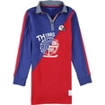 thumbnail image 1 of Tommy Hilfiger NY Giants Polo Vestido para Mujer, Azul, Pequeño, 1 of 2