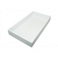 thumbnail image 2 of JSP®STACKABLE TRAY 1.5" WHITE 14.75"X8.25", 5 pieces, 2 of 2