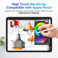 thumbnail image 5 of Magnetic Privacy Screen Protector Compatible with iPad 10th Gen 10.9" & iPad 11th Gen 11", Removable Anti Blue Light Glare Spy Filter, High Sensitive Bubble-Free Black Security Private Shield, 5 of 10