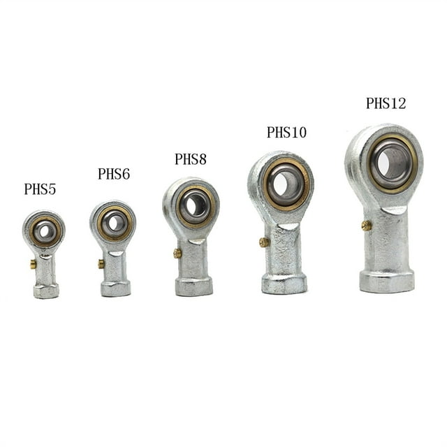 1PCS-PHS8 M8 8mm 5mm 6mm 10mm 12mm 14mm Metric Fish Eye Rod Ends Bearing Female Thread Ball Joint Right Hand ,Low Friction