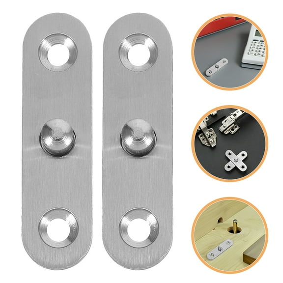 OUNONA 6pcs Pivot Hinge Rotating Hinge Rotatable Door Hinge Universal Hidden Hinge Rotatable Door Pivot Hinges for Windows Door Cabinet Cupboard