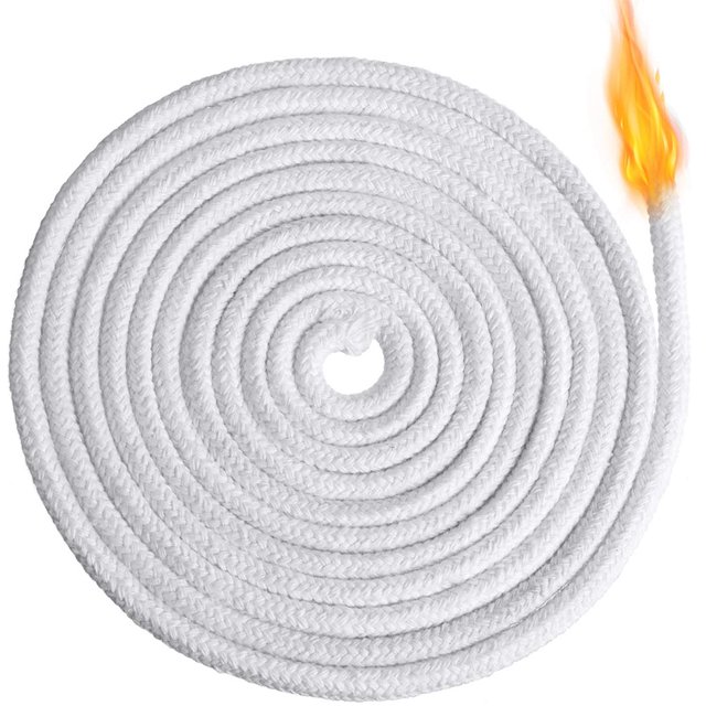 Kearding Mechas para lámpara de aceite, mechero de puntada de mecha de cáñamo de 2M, rollo de núcleo, herramientas de encendido, accesorios de luz, Kits para hacer velas 6mm2m Kearding HA060589-04B