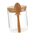 thumbnail image 2 of tarro de almacenamiento Caja Para Condimentos De Especias Con Tapa Y Cuchara Contenedor De Especias De Vidrio Para Cocina 420ml, 2 of 7