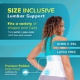 thumbnail image 3 of Faja lumbar bariátrica BraceAbility talla 3XL - XXXL para personas altas y grandes, ideal para la obesidad y el dolor lumbar en hombres y mujeres de tallas grandes, con sobrepeso o con sobrepeso (se a, 3 of 5