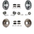 thumbnail image 1 of Transit Auto Front Rear Wheel Hub Bearings Assembly Disc Brake Rotors and Ceramic Pads Kit (10Pc) for Car 2013 Mitsubishi Outlander AWD with 3.0L Without 7 Passenger Seating KBB-117200, 1 of 2