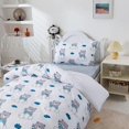thumbnail image 3 of 3D Cartoon Animal Bear Cloud Quilt Cover Set Bedding Set Duvet Cover, 3 of 10
