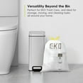 thumbnail image 2 of Bolsa de basura EKO Easy-Dispense Rollo, 80 unidades, 2.6 galones, 1 paquete, 2 of 7