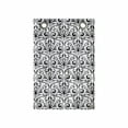 thumbnail image 1 of Acanthus Hanging Pocket Organizer, Baroque Inspired Monochromatic Design Continuous Pattern of Curly Motif, Printed Polyester Storage Bag with Pockets, 14" x 20", Charcoal Grey White, 1 of 2