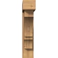 thumbnail image 2 of Ekena Millwork 7 1/2"W x 36"D x 36"H Balboa Block Smooth Bracket w/ Offset Brace, Western Red Cedar, 2 of 25