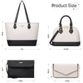 thumbnail image 3 of Bagsure Women Handbags Fashion Tote Shoulder Bags Casual Crossbody Bags for Women Handbag Set 4pcs, 3 of 7