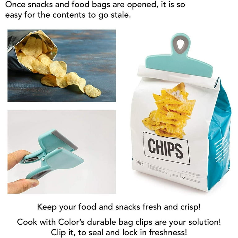 Chip Bag Clips Food Clips Plastic Heavy Duty Air Tight Seal Grip