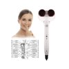 Full Body Electric Handheld Dual-Head Percussion Massager with Heating Gold Quick Relief Pains