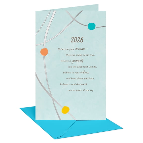 American Greetings Graduation Card for Class of 2026 Graduate (Believe in Yourself)