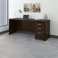 thumbnail image 2 of Pemberly Row 72W Office Desk with File Cabinet in Mocha Cherry - Engineered Wood, 2 of 8