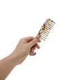 thumbnail image 3 of Unique Bargains 1 Pc Fashion Durable Wide Tooth Comb Multicolored Acetate Sheet, 3 of 5