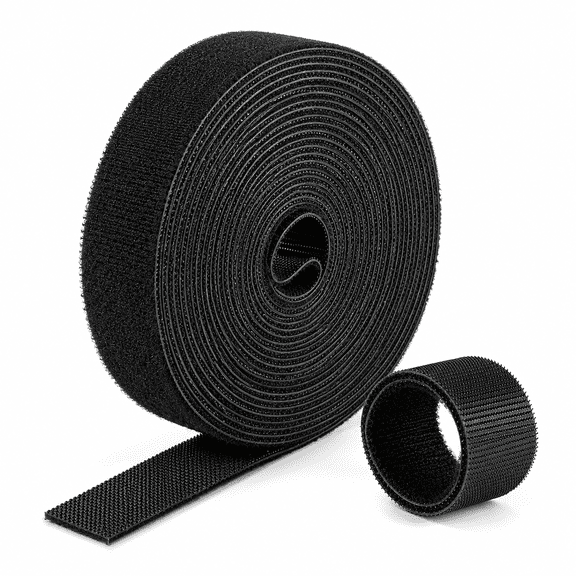 Double-Sided Hook and Loop Straps, Self-Gripping, 1 Inch Wide, Cut to Length, Heavy Duty, Quick Wrap Cable Straps, Hook & Loop Roll for Bundling Fastening Storage and Organization, 1'' x 16'