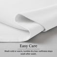thumbnail image 6 of California Design Den Flannel Queen Sheet Set - Triple-Brushed 100% Cotton, Deep Pockets, Made In Portugal - White, 6 of 8