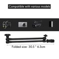 thumbnail image 3 of 20Inch Adjustable Articulating Friction Magic Arm with Hot Shoe Mount for LED Light DSLR Rig LCD Monitor, 3 of 5