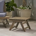 thumbnail image 3 of GDF Studio Bowie Outdoor Acacia Wood Side Table, Gray, 3 of 11
