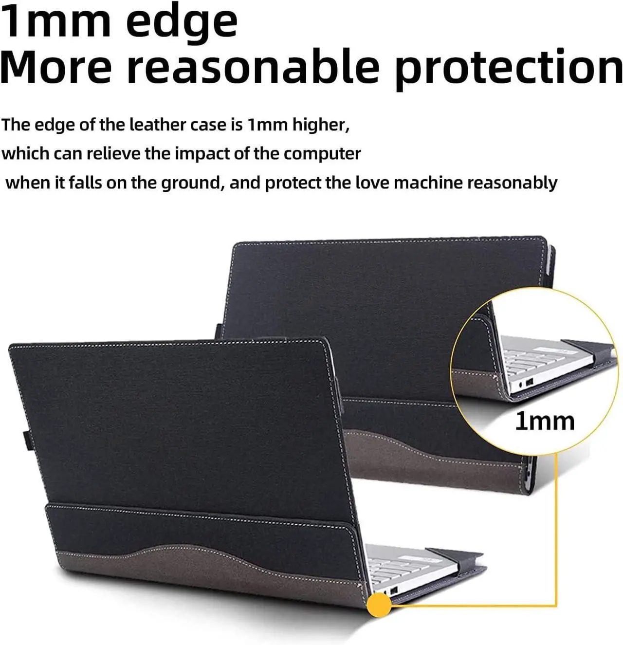Laptop Case Cover Only for HP Elite x360 1040 G11 2-in-1 14" Notebook PC 2024-2025 (NOT Working with Other Models). PU Leather Shell Notebook Sleeve