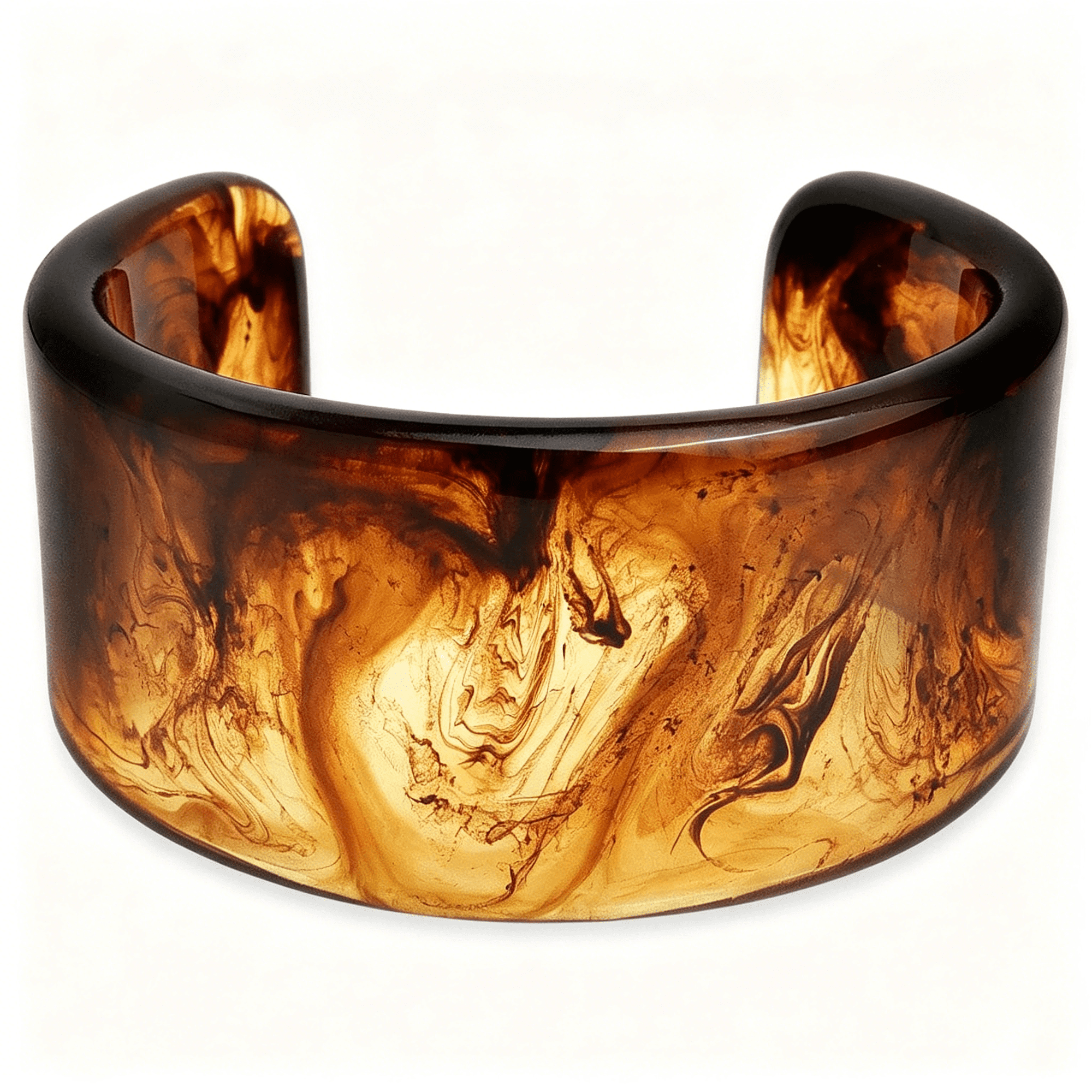 DESIGNICE Chunky Resin Wide Bangle Bracelets for Women,Trendy Statement Minimalist Acrylic Bracelet Prom Holiday Jewelry Gift