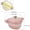pink color, variant on Pink Heart-Shaped Enameled Cast Iron Dutch Oven with Lid - 2.5 Quart Nonstick Oval Stockpot & Double Handle, Oven Safe to 500°F, Induction/Stovetop//Broiler Compatible -